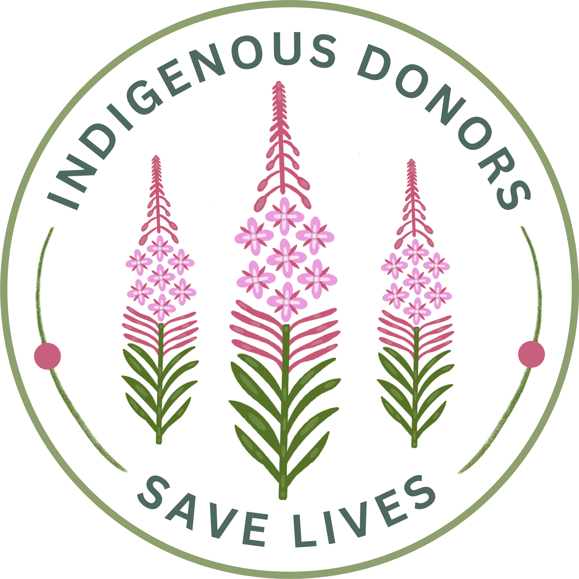 Indigenous Donors Save Lives, Logo by Araiya Bernard